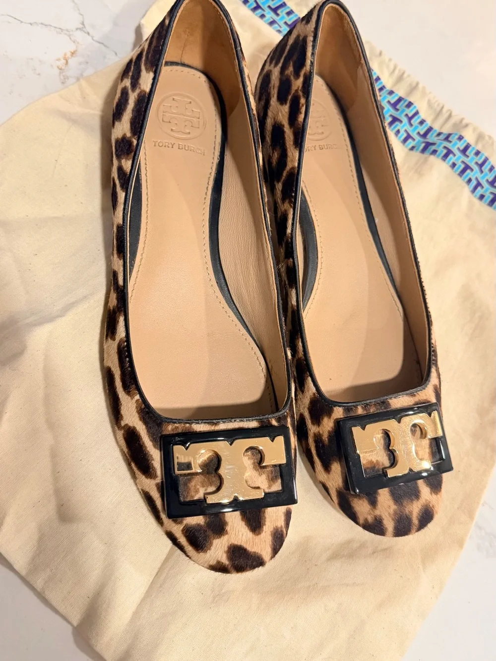 Tory Burch Calf Hair Heels